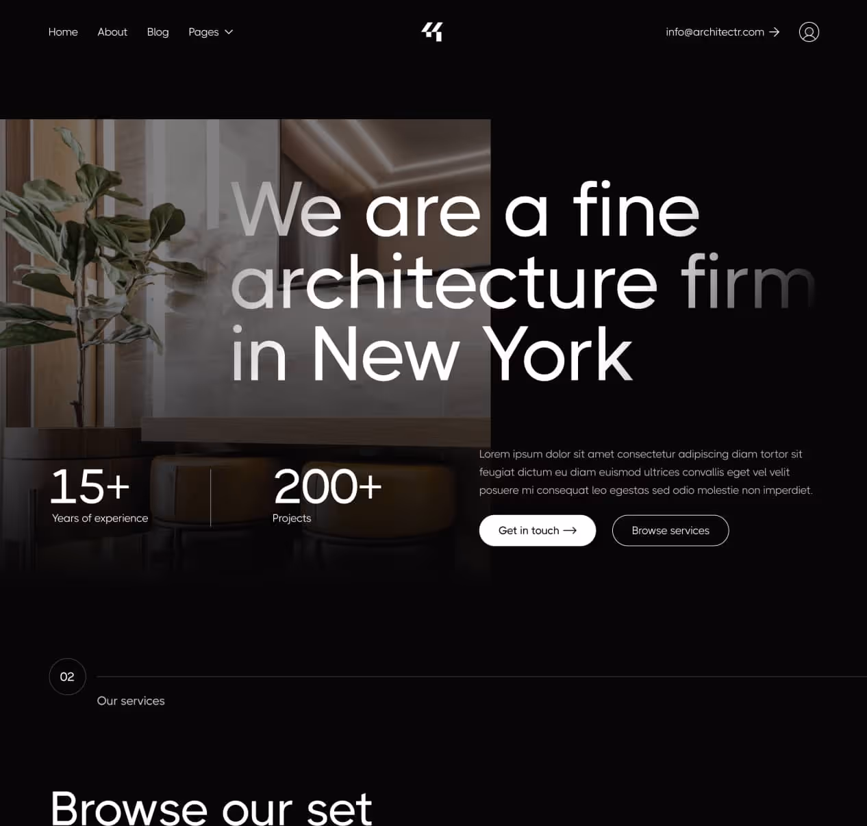 Architectr X - Home V2 Page - Architecture Firm Webflow Template
