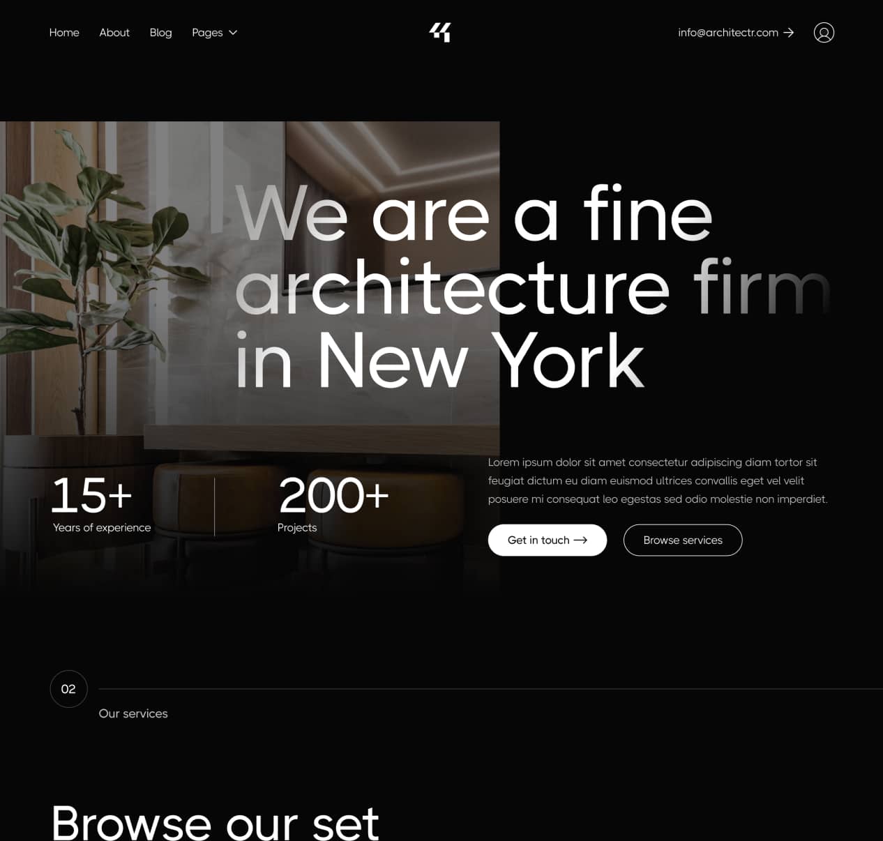 Architectr X - Home V2 Page - Architecture Firm Webflow Template
