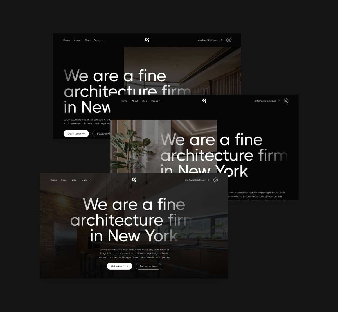Architectr X - Sections - Architecture Firm Webflow Template