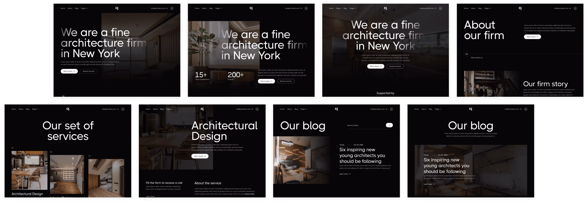Architectr X - Webflow Templates - Architecture Firm Webflow Template