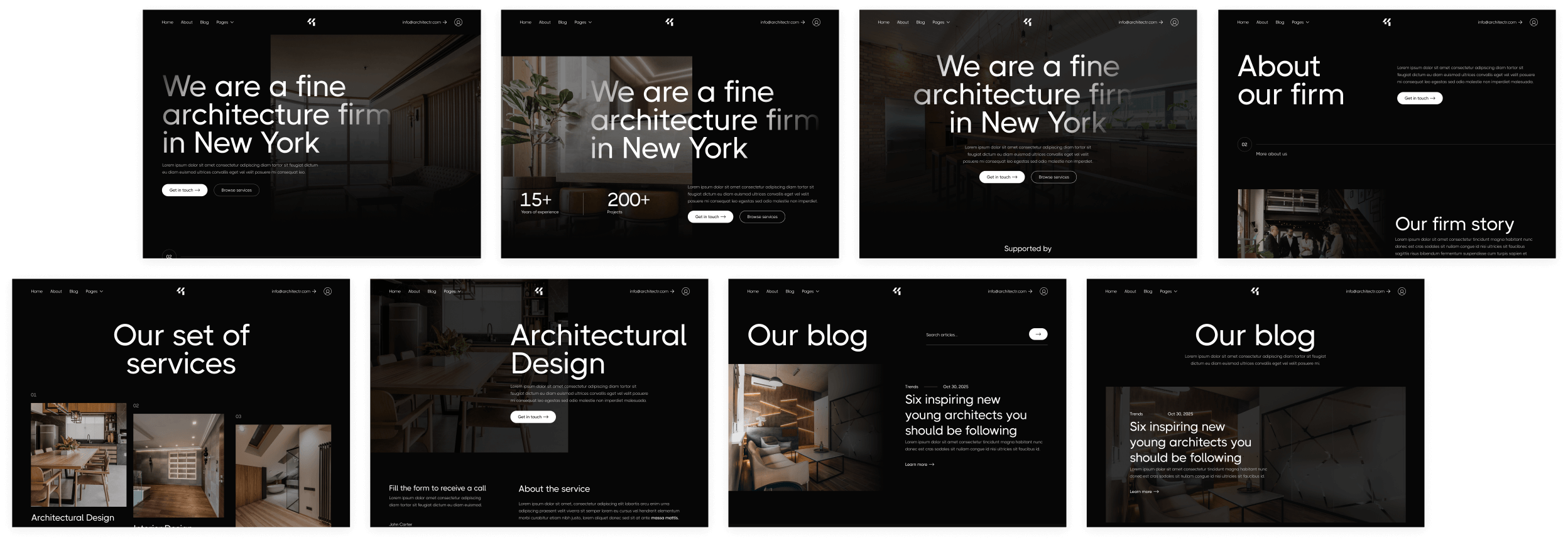 Architectr X - Webflow Templates - Architecture Firm Webflow Template