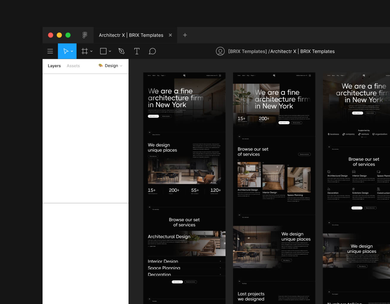 Figma File Included - Architectr Webflow Template
