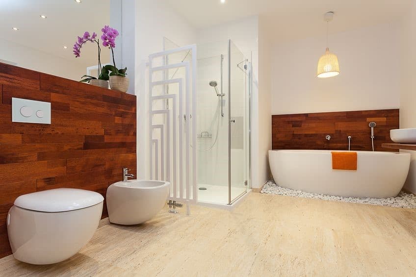 Teak wood in Bathroom furniture