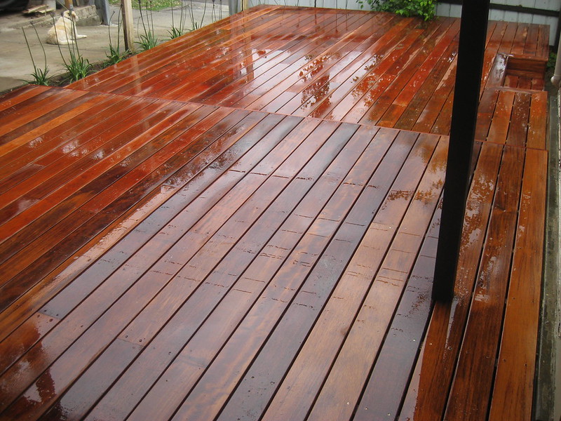 Kwila wood deck