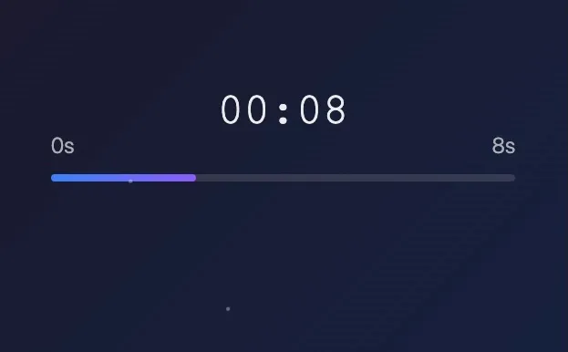 8 Seconden Video Timeline van VEO 3