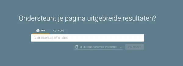 Structured data voor GEO - Google validatie tester