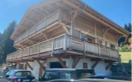 Chalet existant à Combloux avant extension et surélévation