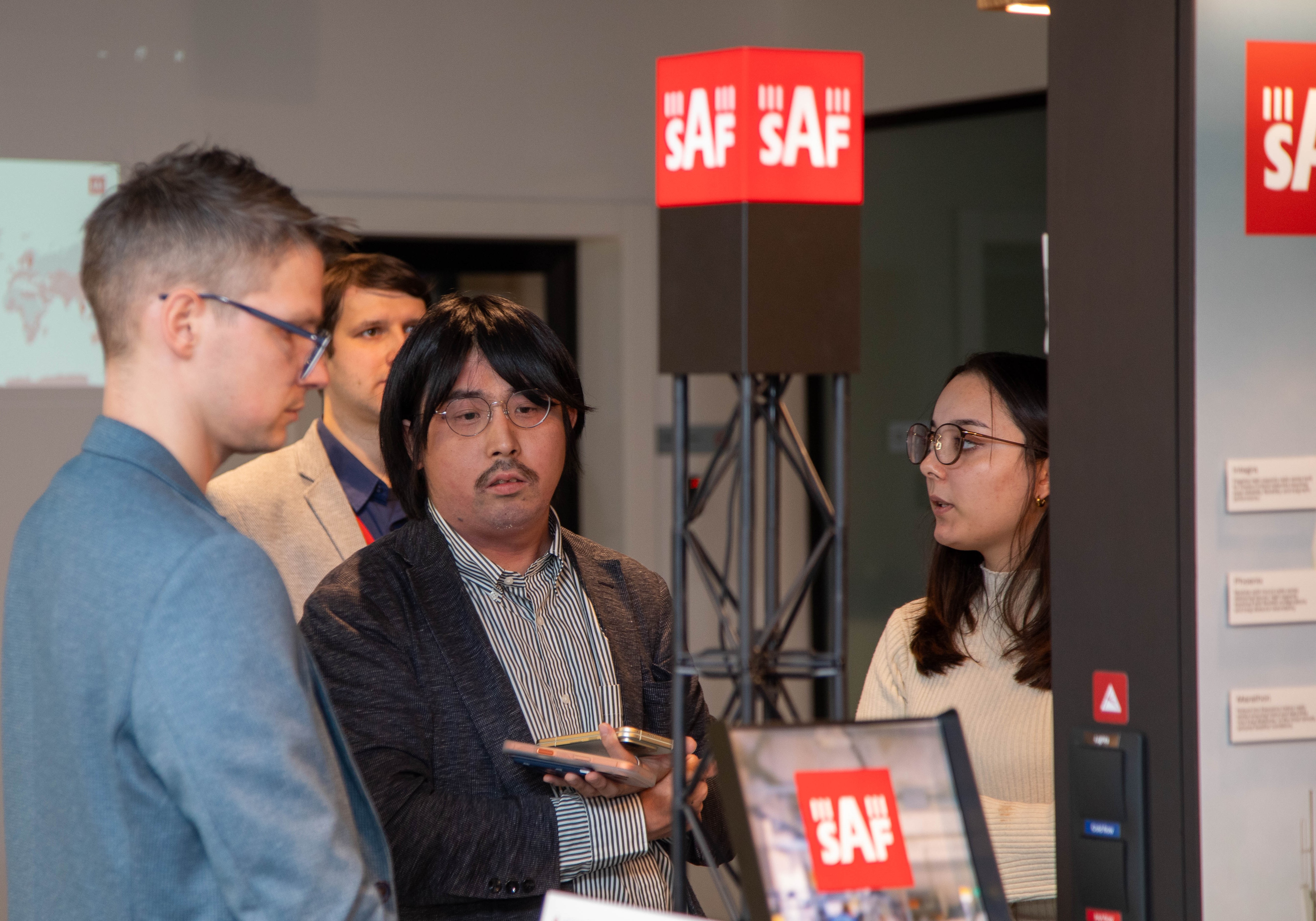 Japanese media reps learn about SAF Tehnika