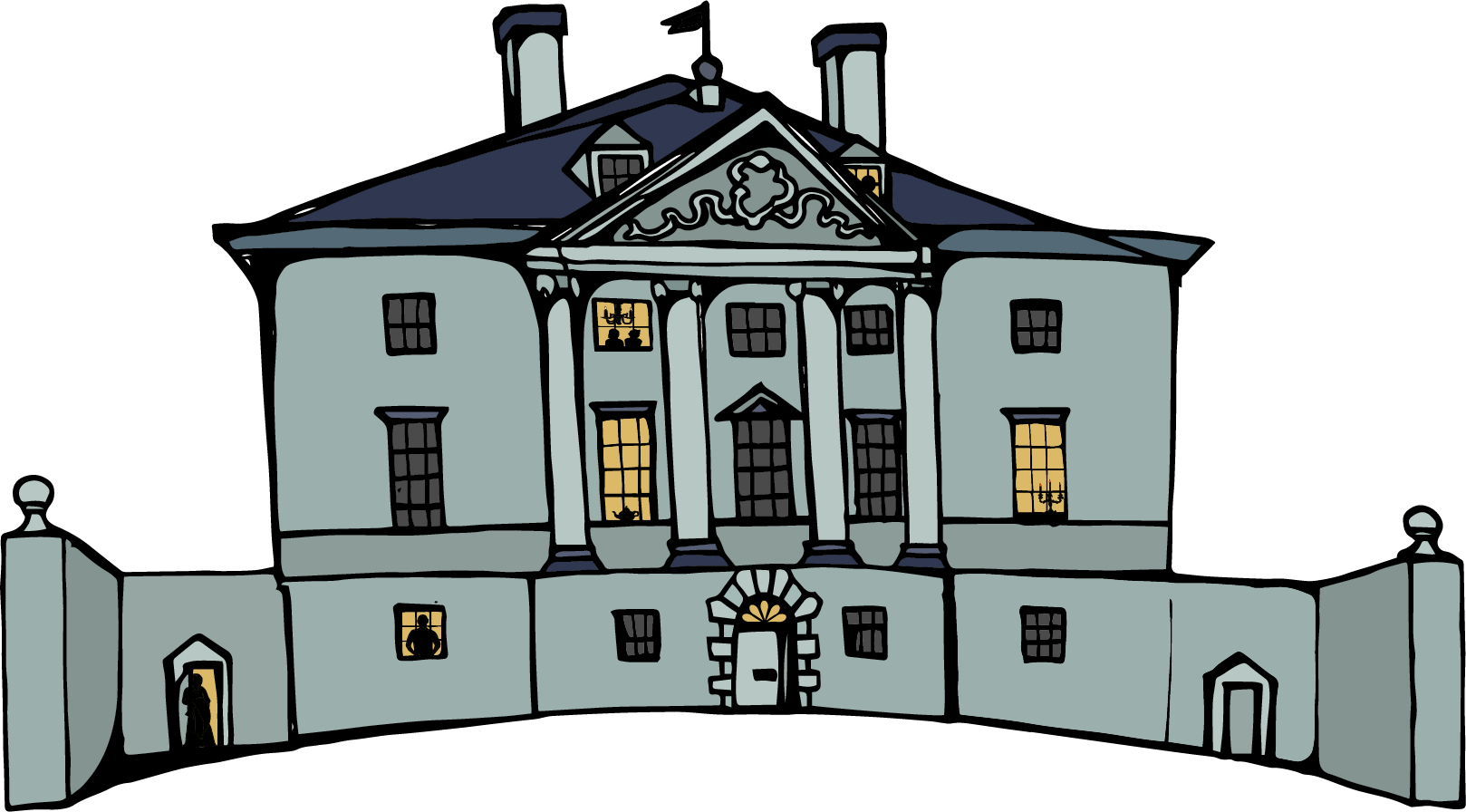 A drawing of Marble Hill