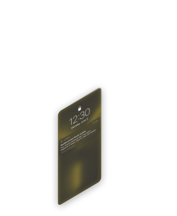 Mobile lock screen alerts