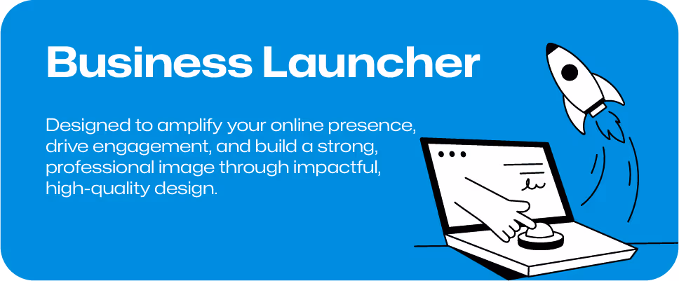 business launcher package design henge