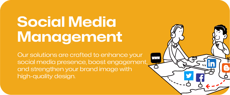 social media management package design henge