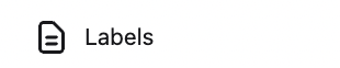 The labels tab when you click the three dots on a post