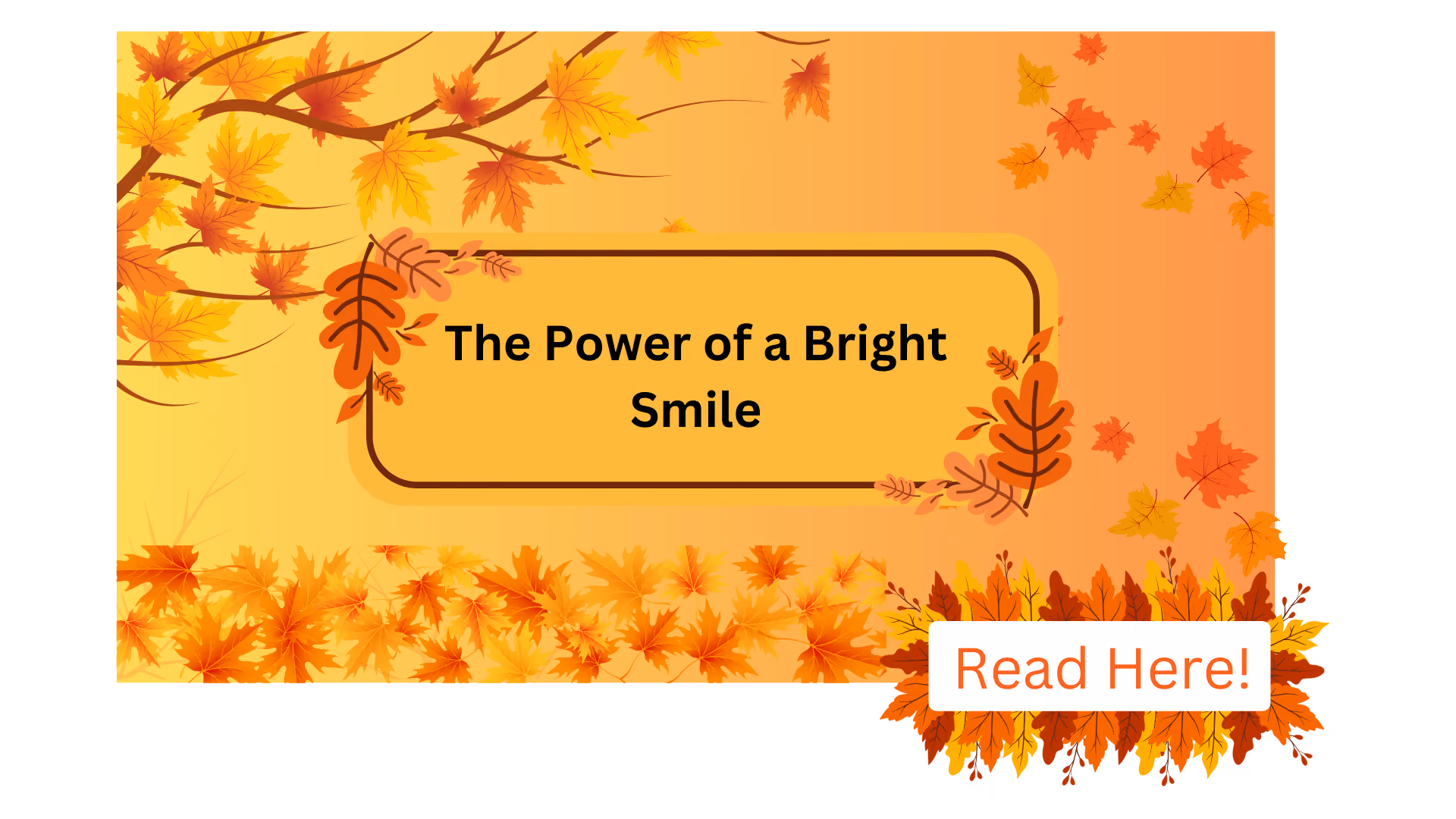 Cover image for an article about a bright smile