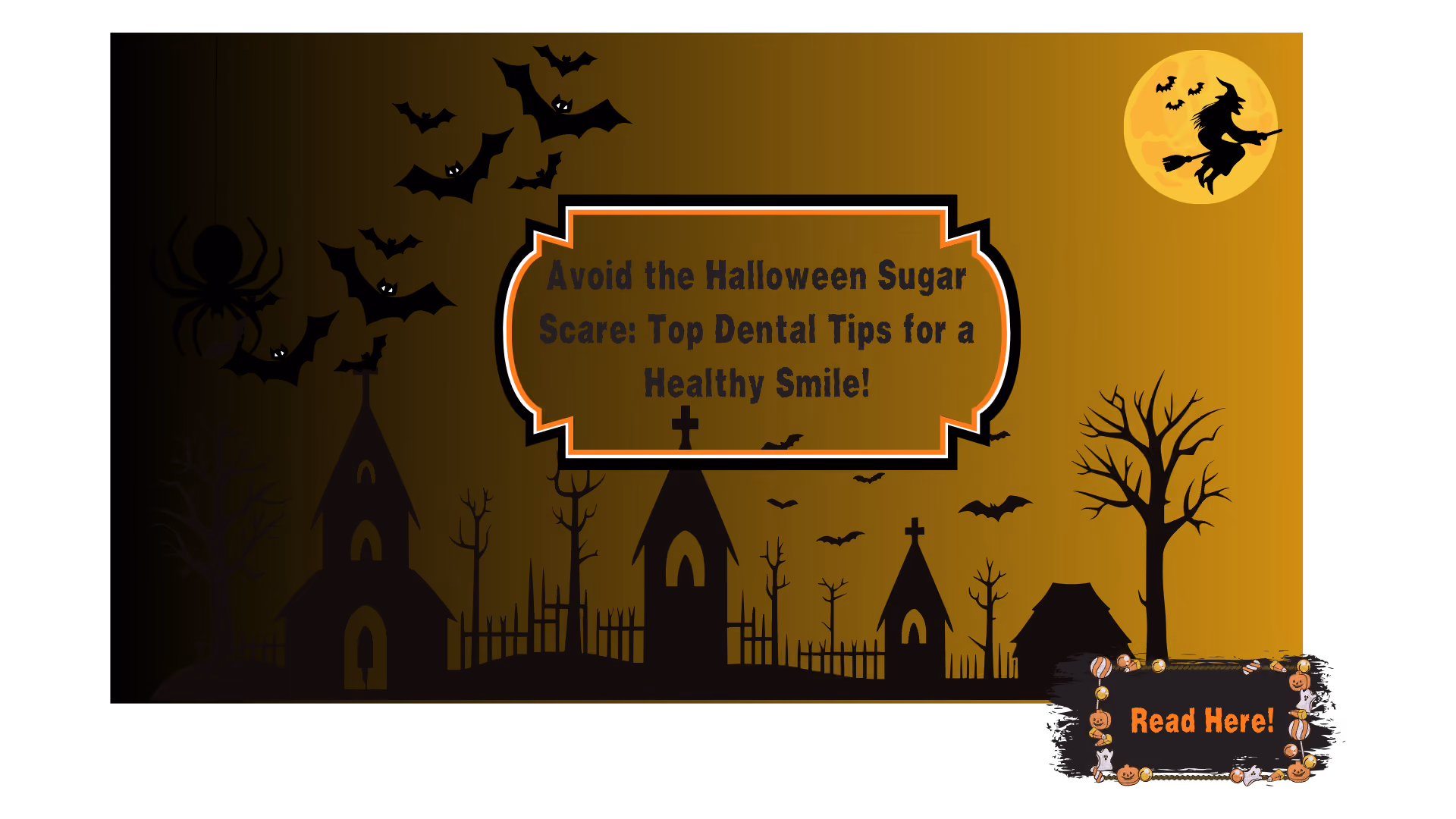 Cover image for an article about Halloween sugar and teeth