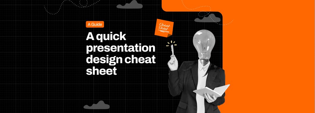 An image containing text- A quick presentation design cheat sheet