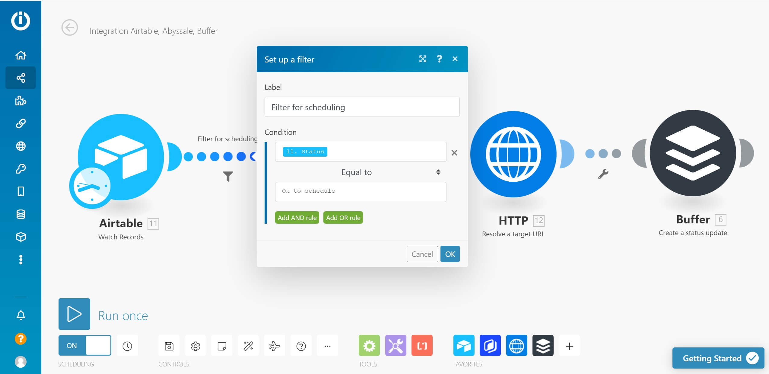 Make data filter