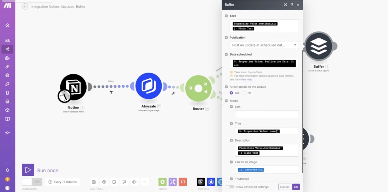 notion social media scenario finished