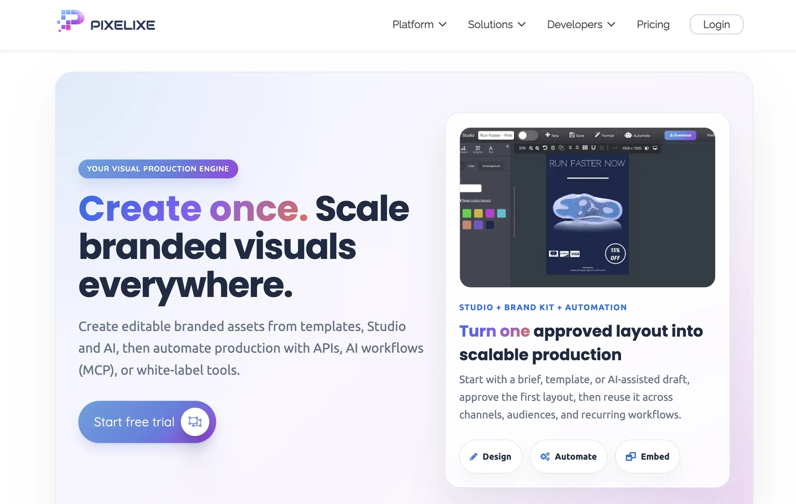 Pixelixe website