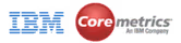 IBM and Coremetrics Analytics logos side by side.