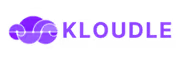 Kloudle company logo with stylized purple cloud and text.