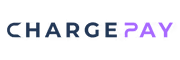 ChargePay logo with 'CHARGE' in dark blue and 'PAY' in bright purple.