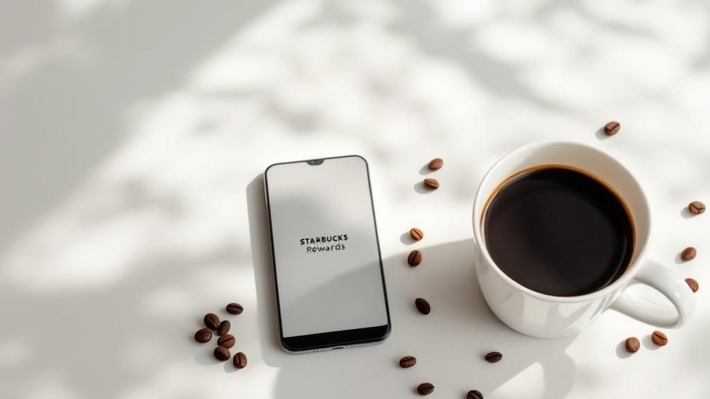 Starbucks Rewards App showing personalized offers and rewards