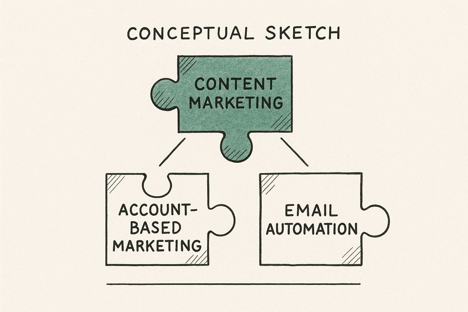 Infographic about b2b marketing services