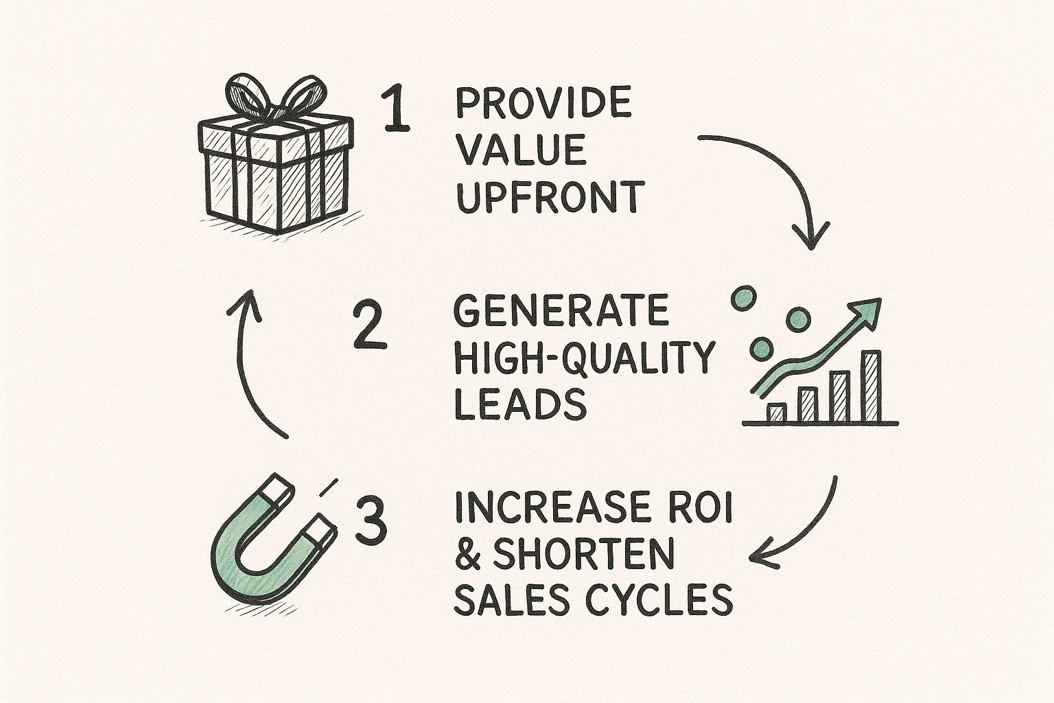 Infographic about inbound b2b
