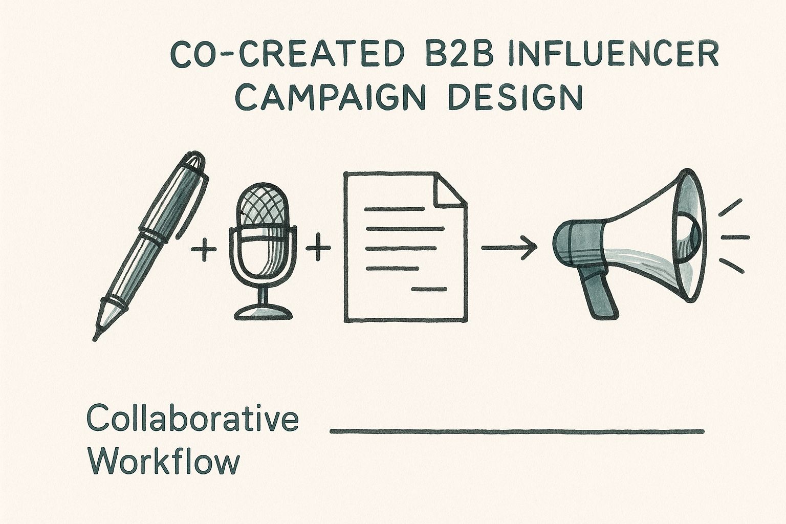 Infographic about b2b influencer marketing