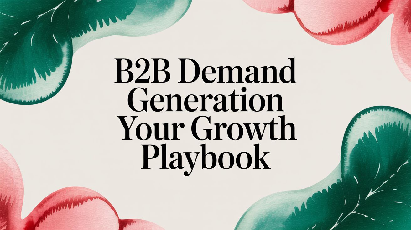 B2B Demand Generation: Your Growth Playbook