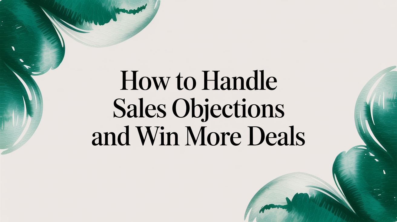 How to Handle B2B Sales Objections and Win More Deals