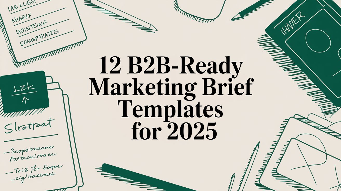 12 B2B-Ready Marketing Brief Templates for 2025