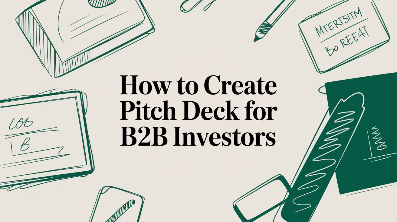 How to Create a Pitch Deck for B2B Investors