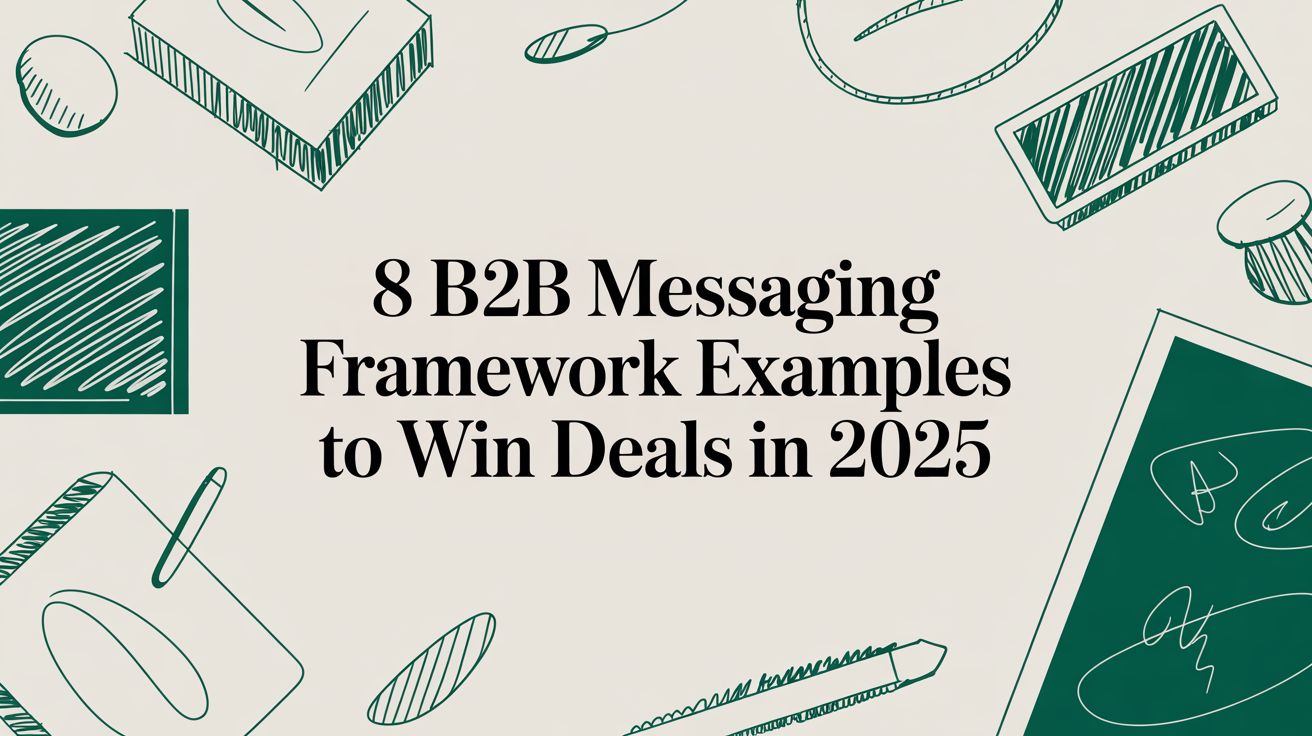 8 B2B Messaging Framework Examples to Win Deals in 2025