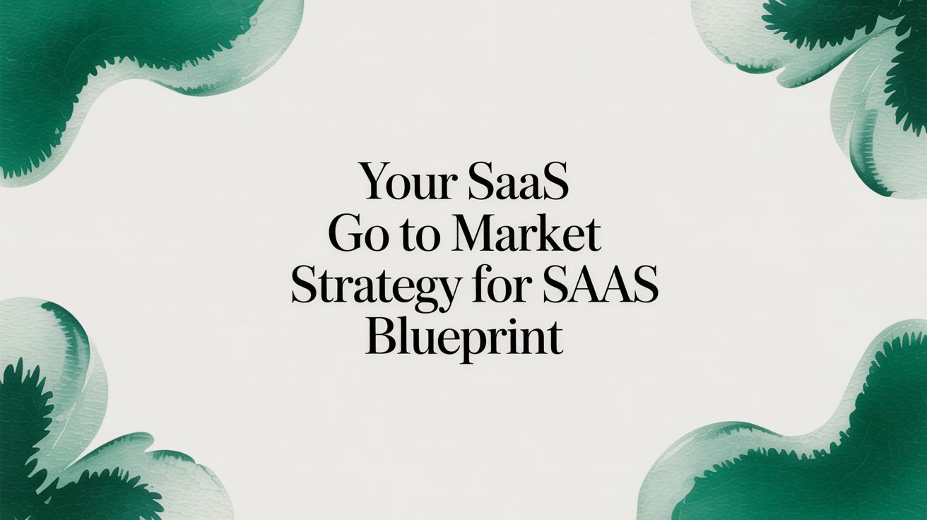 A Founder's Guide to B2B Go-to-Market Strategy for SaaS