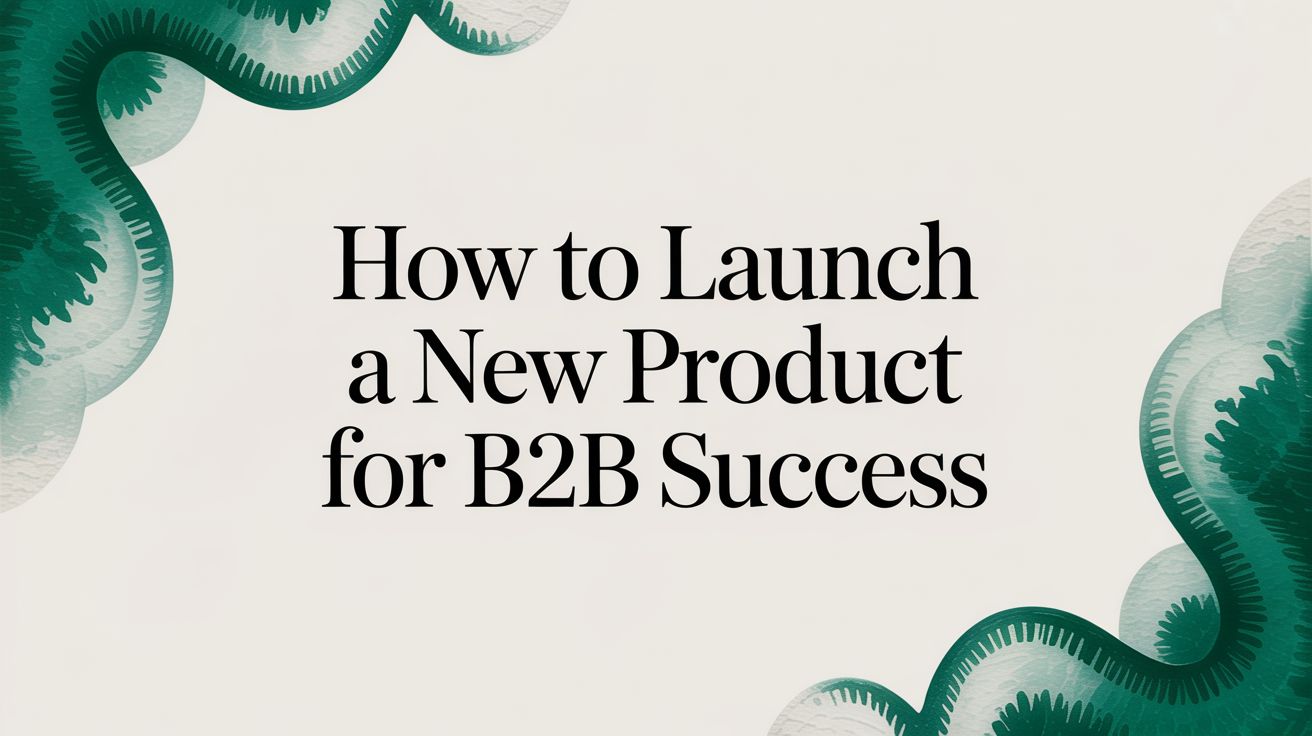 How to Launch a New Product for B2B Success