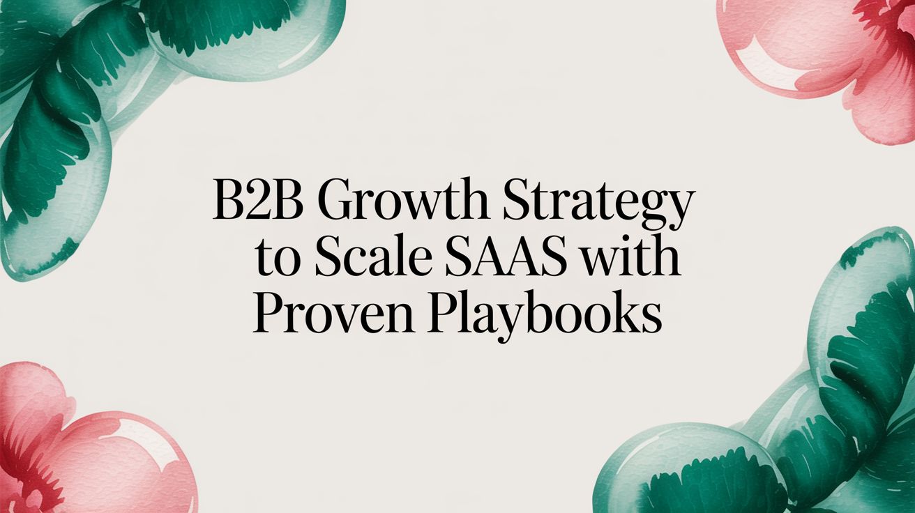B2B Growth Strategy to Scale SaaS with Proven Playbooks