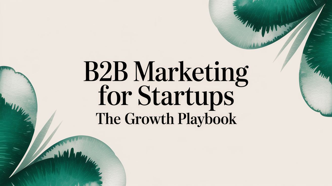 B2B Marketing for Startups The Growth Playbook