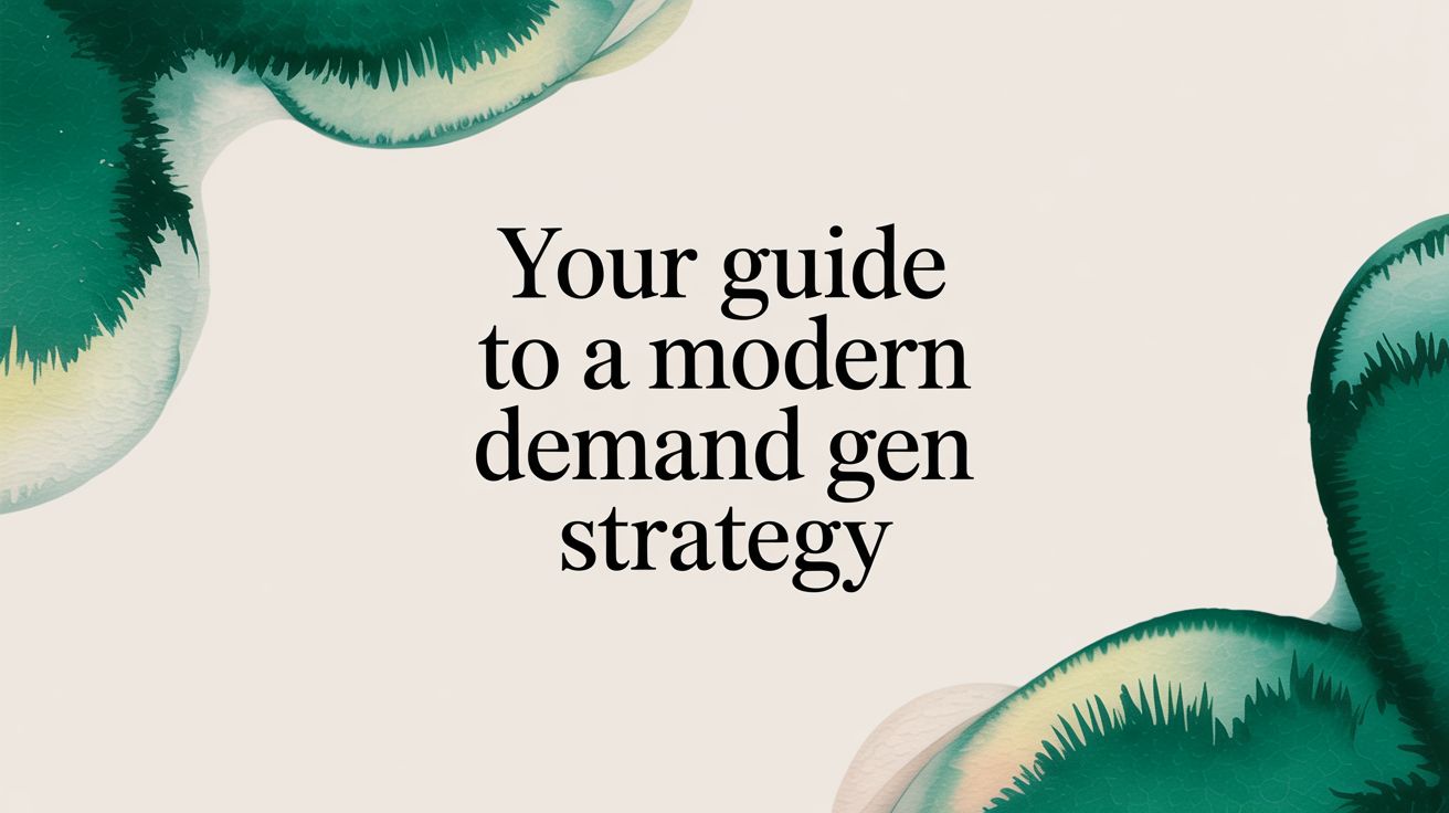 Your Guide to a Modern Demand Gen Strategy