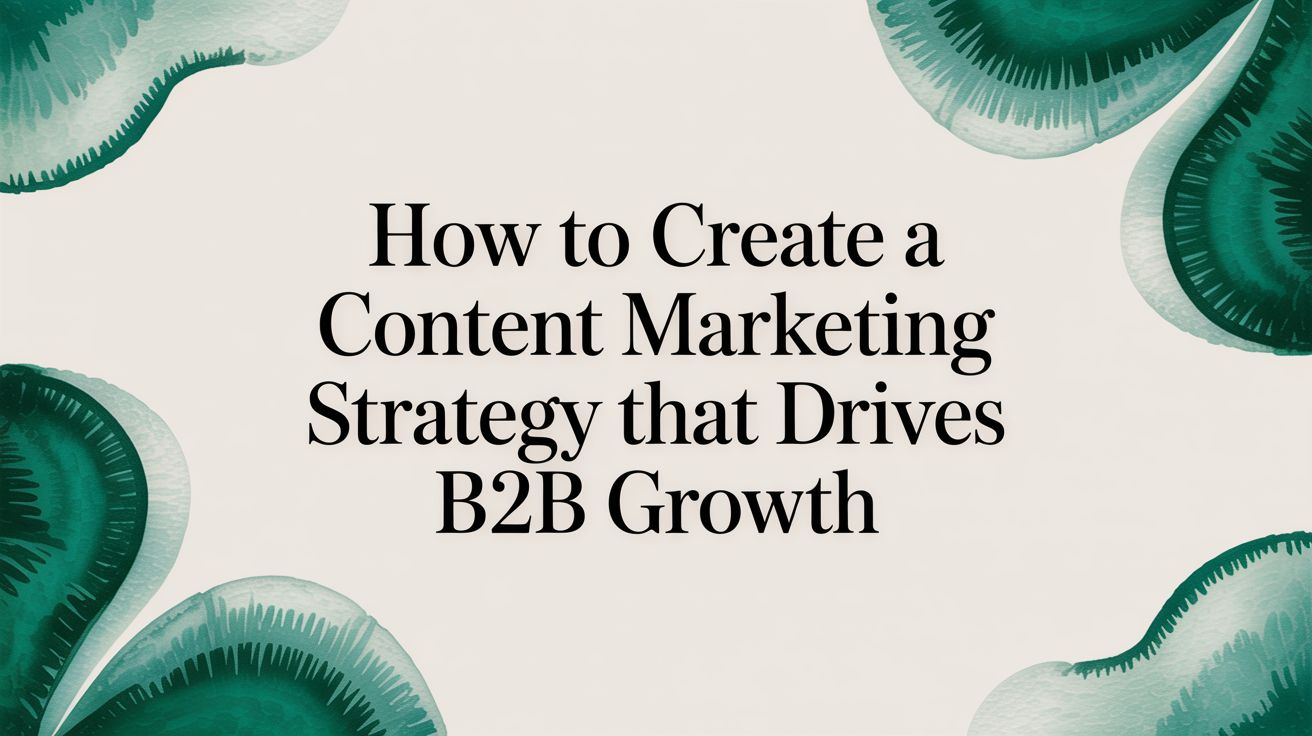 How to Create a Content Marketing Strategy That Drives B2B Growth