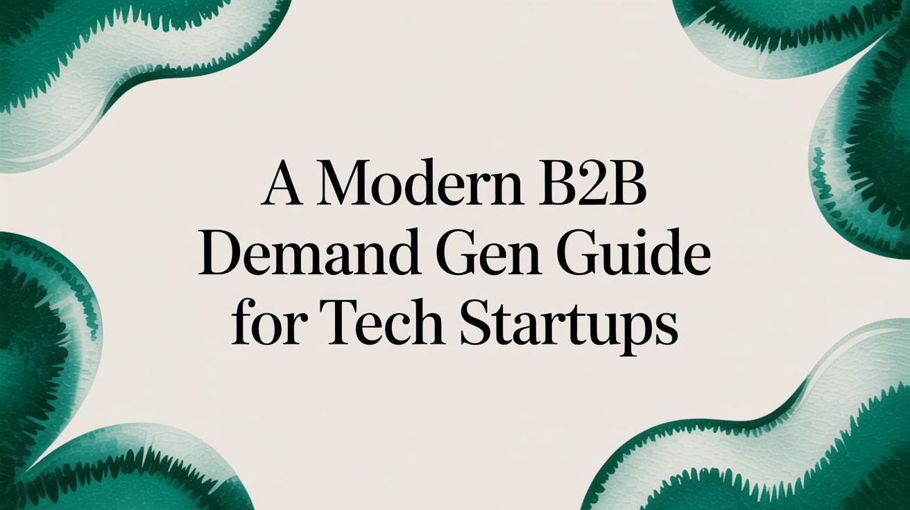 A Modern B2B Demand Gen Guide for Tech Startups
