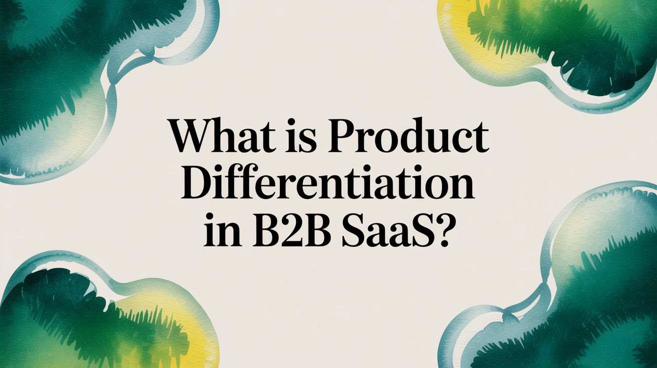 What Is Product Differentiation in B2B SaaS?