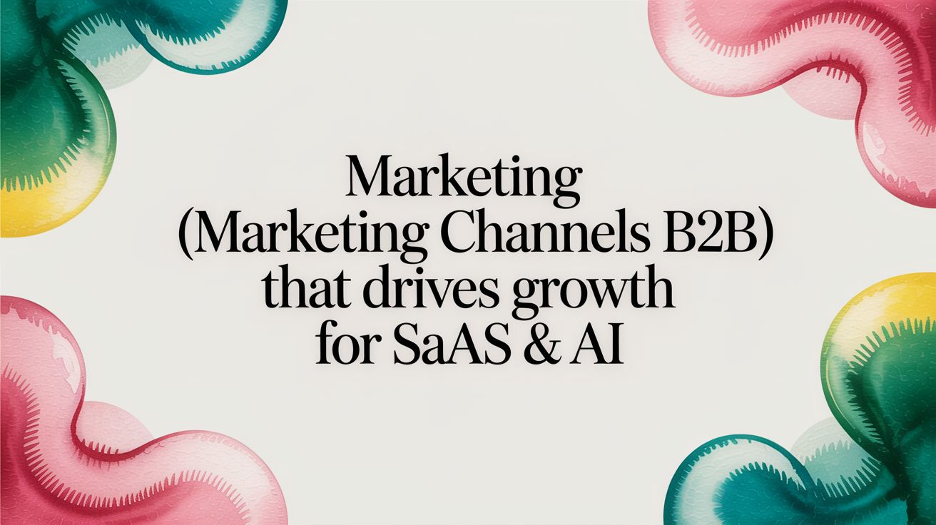 Marketing Channels for B2B Growth in SaaS & AI