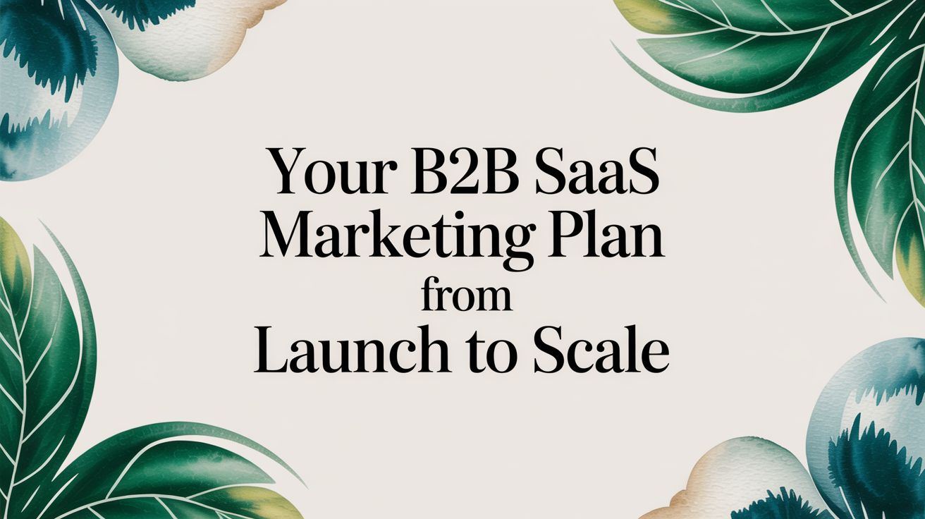 Your B2B SaaS Marketing Plan From Launch to Scale