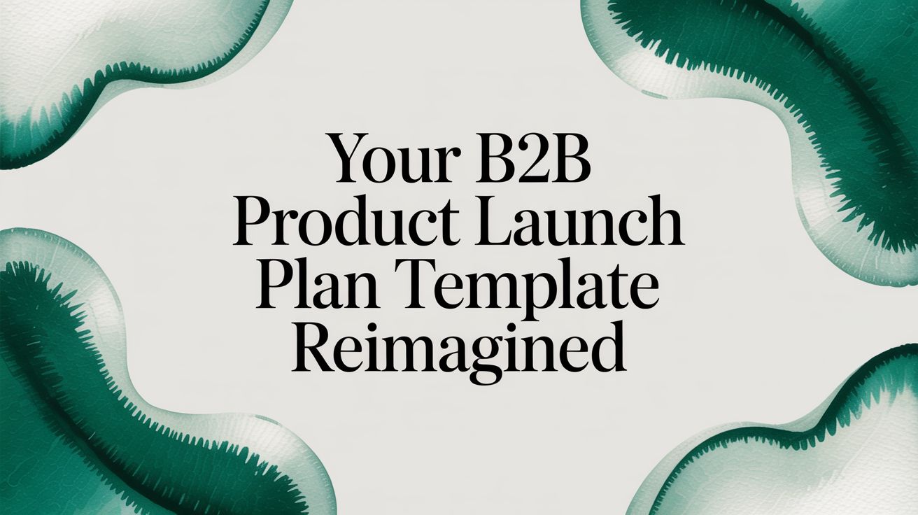 Your B2B Product Launch Plan Template Reimagined