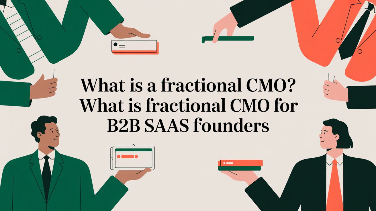 What Is a Fractional CMO? The Go-to-Market Fix for B2B SaaS Founders