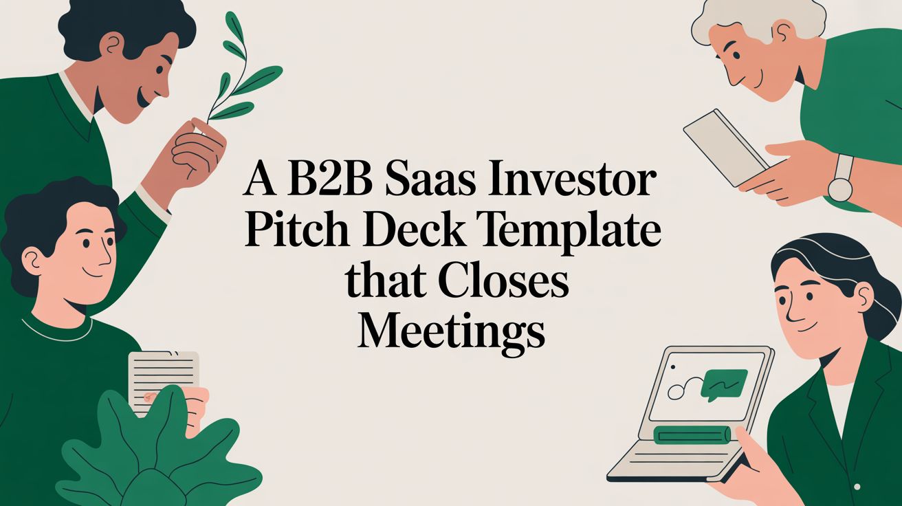 A B2B SaaS Investor Pitch Deck Template That Actually Works