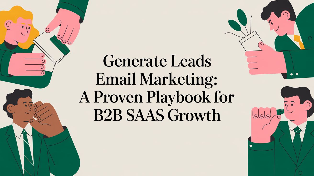 Generate Leads Email Marketing: The Playbook for Predictable B2B SaaS Pipeline