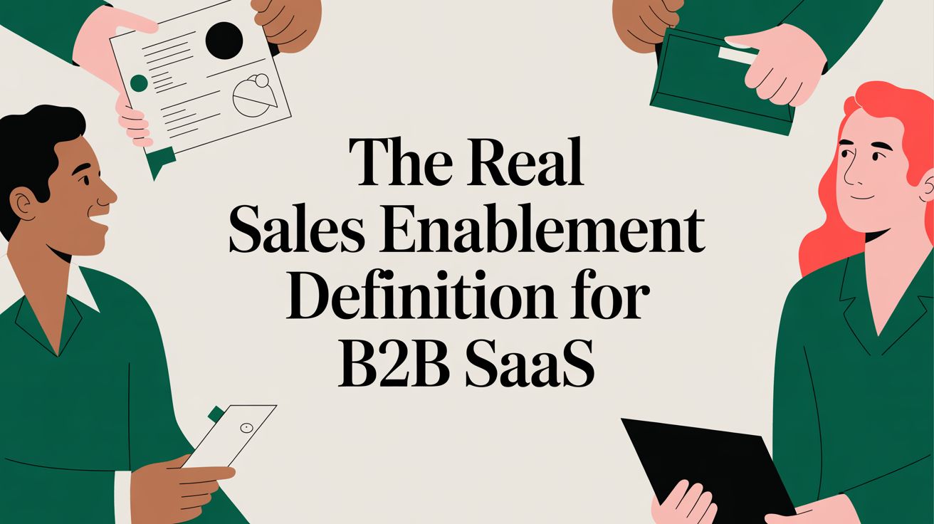The Real Sales Enablement Definition for B2B SaaS